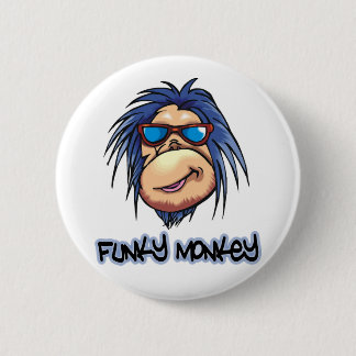 Bóton Redondo 5.08cm Macaco Funky