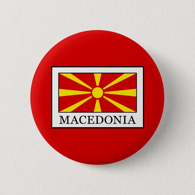 Bóton Redondo 5.08cm Macedônia (Frente)