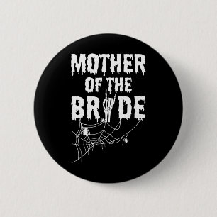 Bóton Redondo 5.08cm Mãe Da Noiva Maid De Horror Halloween Byche