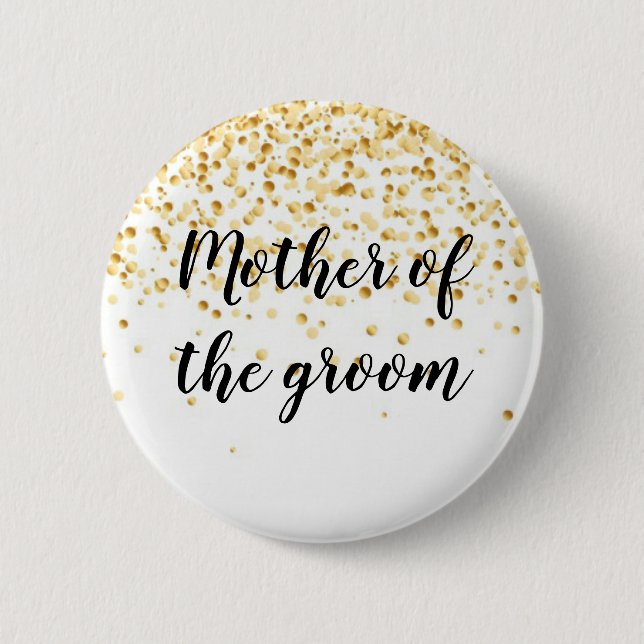 Bóton Redondo 5.08cm Mãe do noivo (Frente)