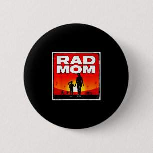 Bóton Redondo 5.08cm Mãe radical mãe e filha mãe futebolista garota do