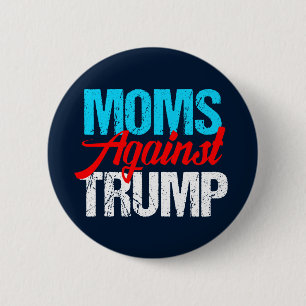 Bóton Redondo 5.08cm Mães Contra Eleições Políticas Trunfos