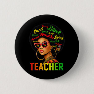 Bóton Redondo 5.08cm Magia de Professores Negros Educação História Negr
