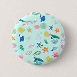 Bóton Redondo 5.08cm Magia Marinha