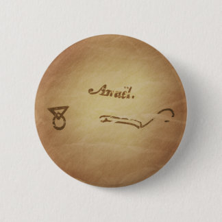 Bóton Redondo 5.08cm Magic Seal Angel Protection Magic Charms