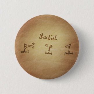 Bóton Redondo 5.08cm Magic Seal Angel Sachiel Protection Magic Charms