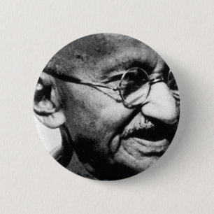 Bóton Redondo 5.08cm Mahatma Gandhi
