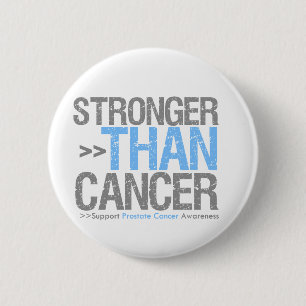 Bóton Redondo 5.08cm Mais forte do que o cancer - cancro da próstata