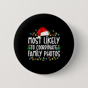 Bóton Redondo 5.08cm Mais Provável Para Coordenar O Natal De Fotos Fami