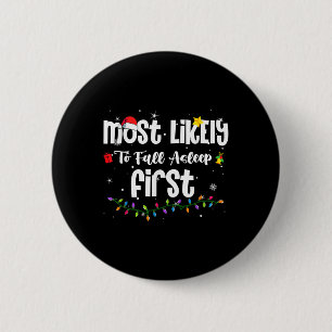 Bóton Redondo 5.08cm Mais Provável Para Dormir Primeiro Papais noeis De