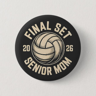 Bóton Redondo 5.08cm Mais velho Final de Graduação Mãe 2026 Voleibol