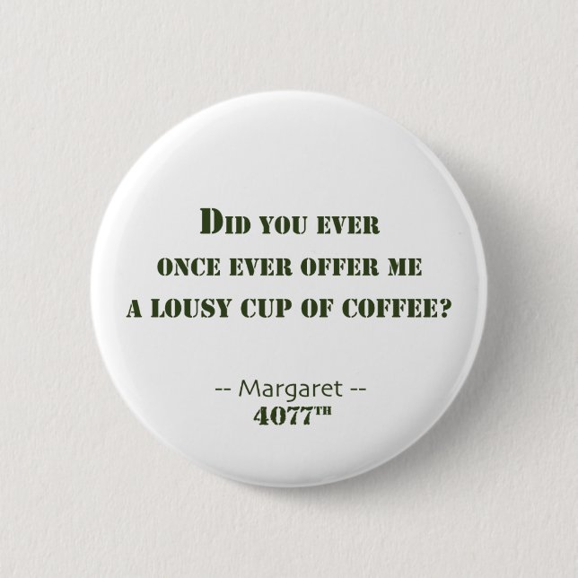 Bóton Redondo 5.08cm Maldita taça de café (Frente)