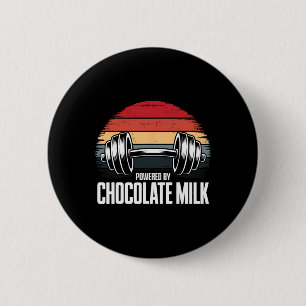 Bóton Redondo 5.08cm Malhação de chocolate Leite de ginástica Formação