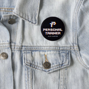Bóton Redondo 5.08cm Malhação Personalizada do Treinador Pessoal