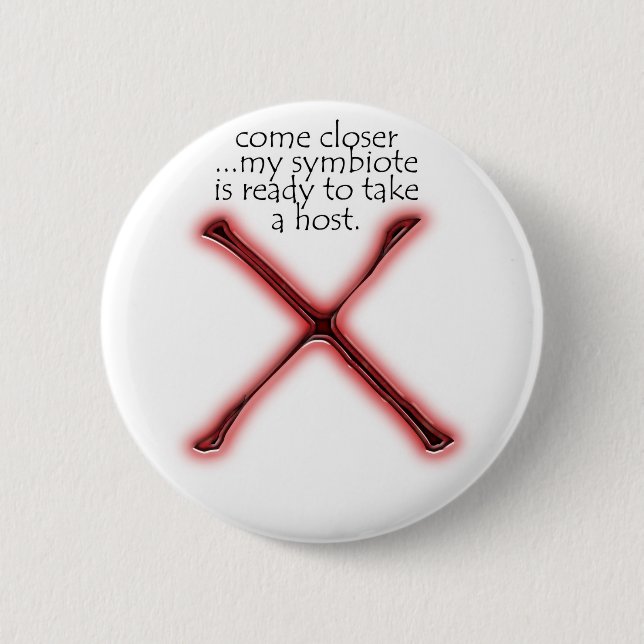 Bóton Redondo 5.08cm Malote de Symbiote (Frente)