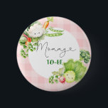 Bóton Redondo 5.08cm Mamãe de vegetais cor-de-rosa, bebê cultivado loca<br><div class="desc">Mamães para serem vegetais cor-de-rosa no botão do bebê cultivado localmente Correspondendo aos itens disponíveis.</div>