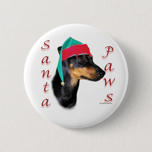 Bóton Redondo 5.08cm Manchester Terrier Papais noeis Paws