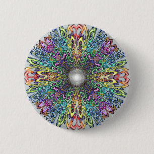 Bóton Redondo 5.08cm Mandala