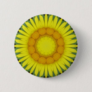 Bóton Redondo 5.08cm Mandala 09 da flor