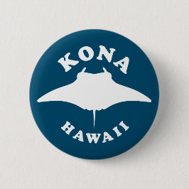 Bóton Redondo 5.08cm Manta Ray Diving em Kona, Havaí