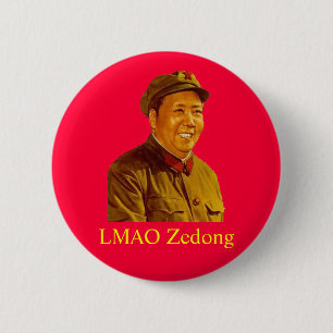 Bóton Redondo 5.08cm mao, LMAO Zedong