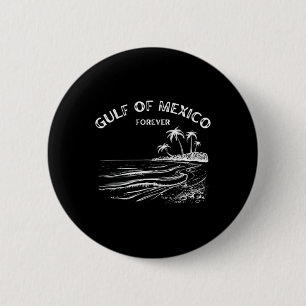 Bóton Redondo 5.08cm Mapa De Bandeiras Do Golfo Do México, Funny Améric