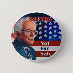 Bóton Redondo 5.08cm Máquinas de lixar de Bernie para o presidente