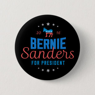 Bóton Redondo 5.08cm Máquinas de lixar de Bernie para o presidente 201