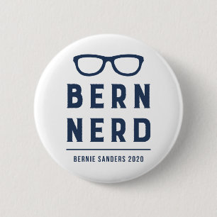 Bóton Redondo 5.08cm Máquinas de lixar engraçadas de Bernie do hipster