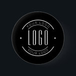 Bóton Redondo 5.08cm Marca comercial do logotipo personalizado moderno<br><div class="desc">Marca comercial do logotipo personalizado moderno da empresa</div>