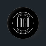 Bóton Redondo 5.08cm Marca comercial do logotipo personalizado moderno<br><div class="desc">Marca comercial do logotipo personalizado moderno da empresa</div>