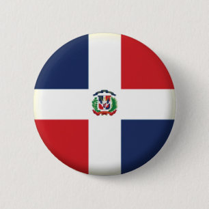 BÓTON REDONDO 5.08CM MARCA NOVA! - CRACHÁ DE RETORNO DA REPÚBLICA DOMIN