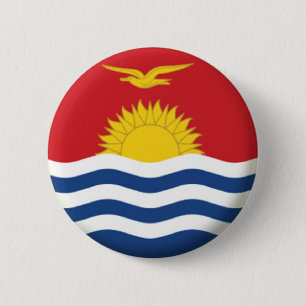 BÓTON REDONDO 5.08CM MARCA NOVA! - KIRIBATI PIN CRACHÁ TRASEIRO