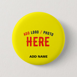 BÓTON REDONDO 5.08CM MARCA VERIFICADA MODERNA AMARELO DE BRILHO PERSONA