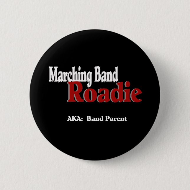 Bóton Redondo 5.08cm Marching Banda Roadie (Frente)