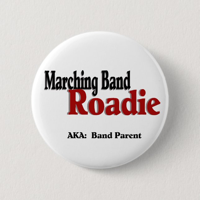 Bóton Redondo 5.08cm Marching Banda Roadie (Frente)