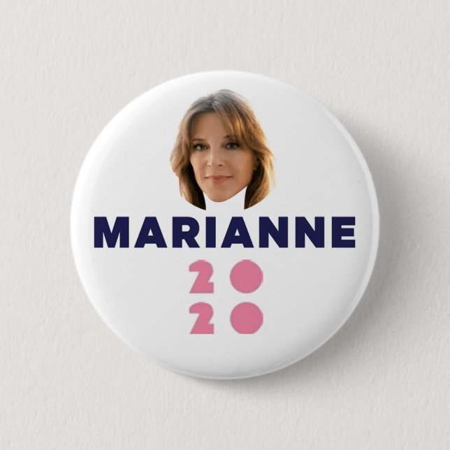 Bóton Redondo 5.08cm Marianne Williamson 2020 (Frente)