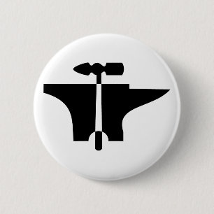 Bóton Redondo 5.08cm Martelo bigorna anvil