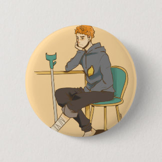 Bóton Redondo 5.08cm Martin Crieff torceu seu tornozelo