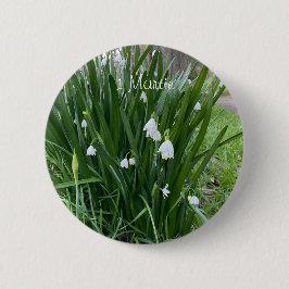 Bóton Redondo 5.08cm Mărțișor - Ghiocei