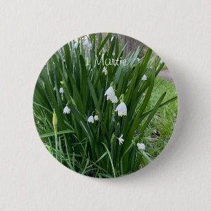 Bóton Redondo 5.08cm Mărțișor - Ghiocei