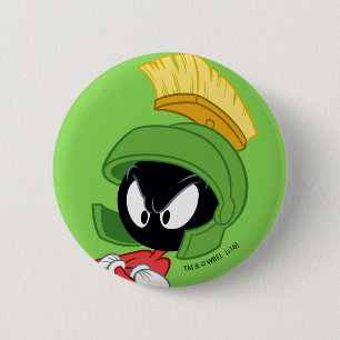 Bóton Redondo 5.08cm MARVIN MARTIAN™ Armas atravessadas
