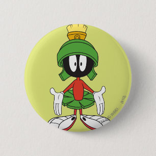 Bóton Redondo 5.08cm MARVIN, O MARTIAN™ Confuso