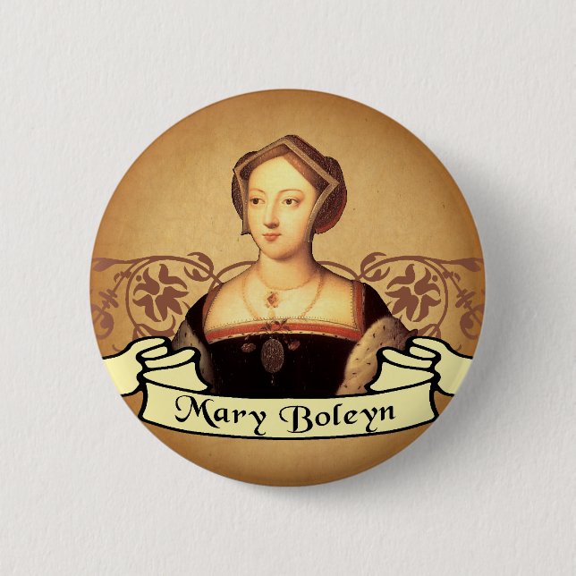 Bóton Redondo 5.08cm Mary Boleyn (Frente)