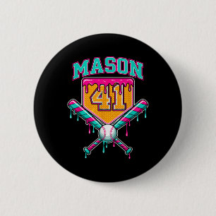 Bóton Redondo 5.08cm Mason 41 Meme Sorvete Drip Bysebyll Aniversário Co