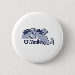 Bóton Redondo 5.08cm Massachusetts para Martin O'Malley
