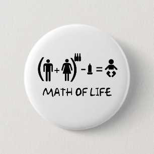 BÓTON REDONDO 5.08CM MATH OF LIFE