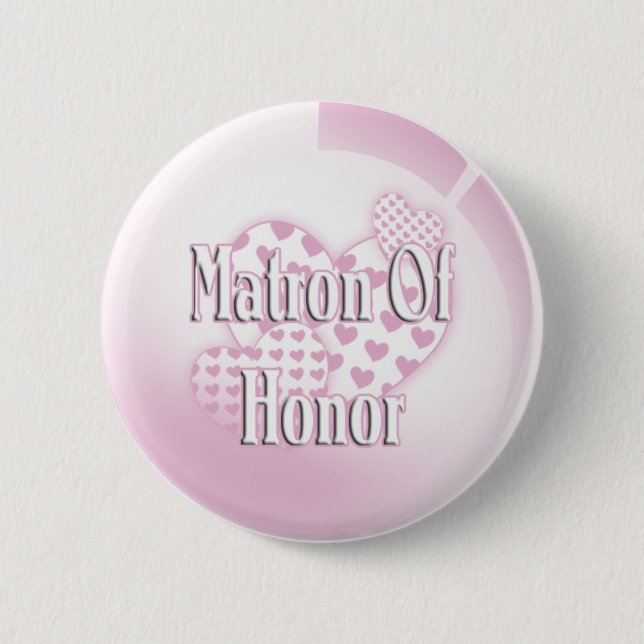 Bóton Redondo 5.08cm Matrona do botão da honra (Frente)