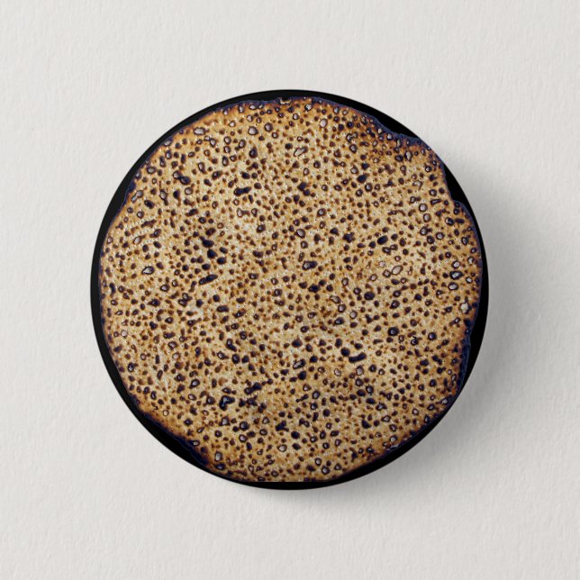 Bóton Redondo 5.08cm Matzah de Shemura (Frente)