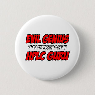 Bóton Redondo 5.08cm Mau Genius... HPLC Guru